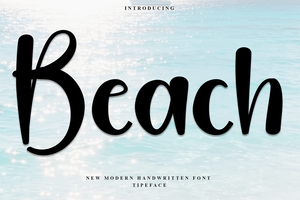 Beach, a Handwritten Font by FreshTypeINK (Photo 1 of 7)