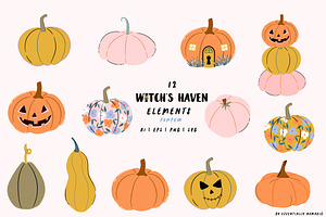 Magical Autumn Clipart Collection