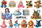 Wizard of Oz Clipart, an Illustration by Pixels.Craft (Thumbnail 1 of 7)