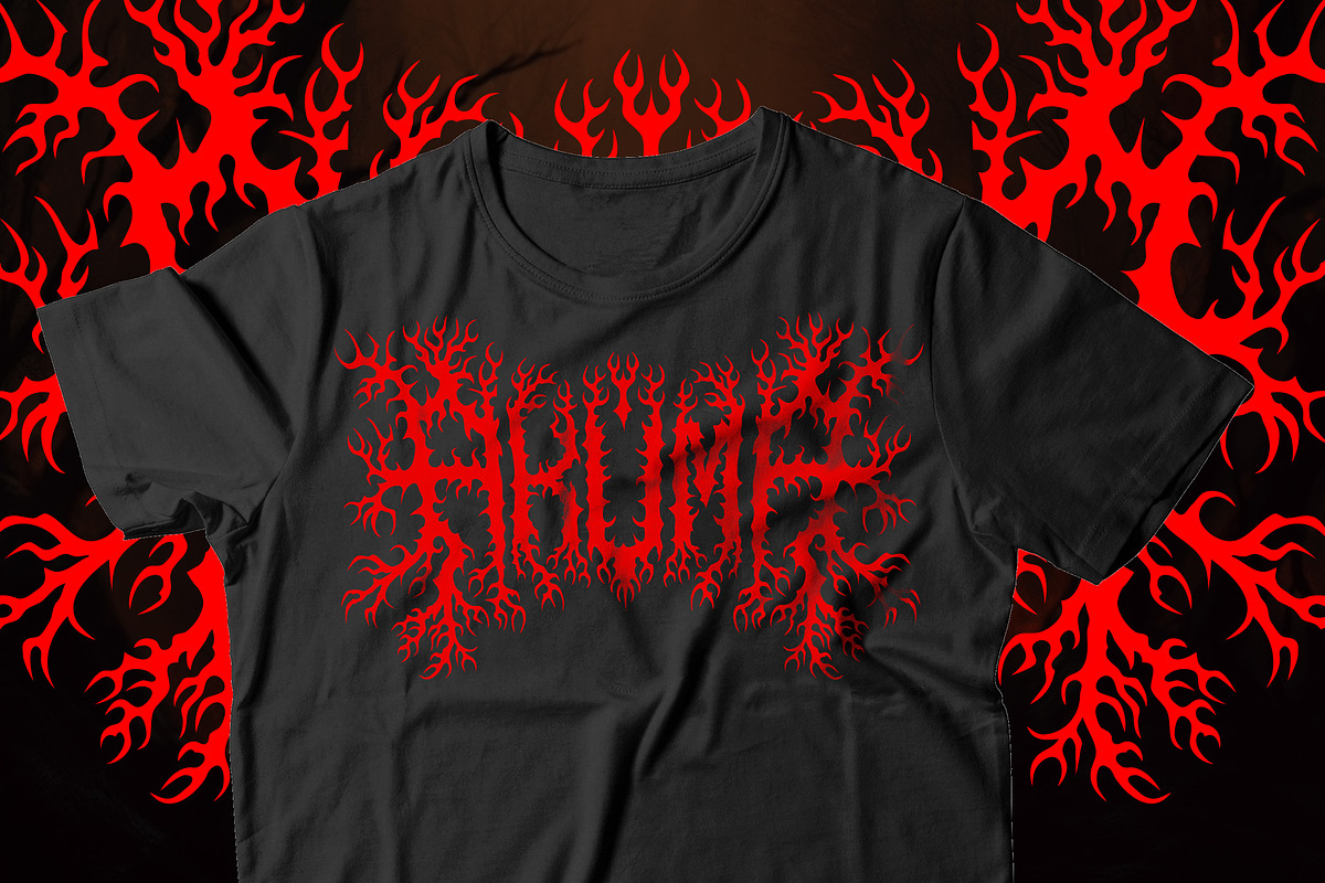 MAZER METAL – Death Metal Font, a Blackletter Font by Fonday Studio (Photo 6 of 8)