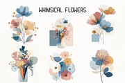 Geometric Botanical Spring Pack, a Decorative Illustration by GiraffeCreative (Thumbnail 7 of 21)