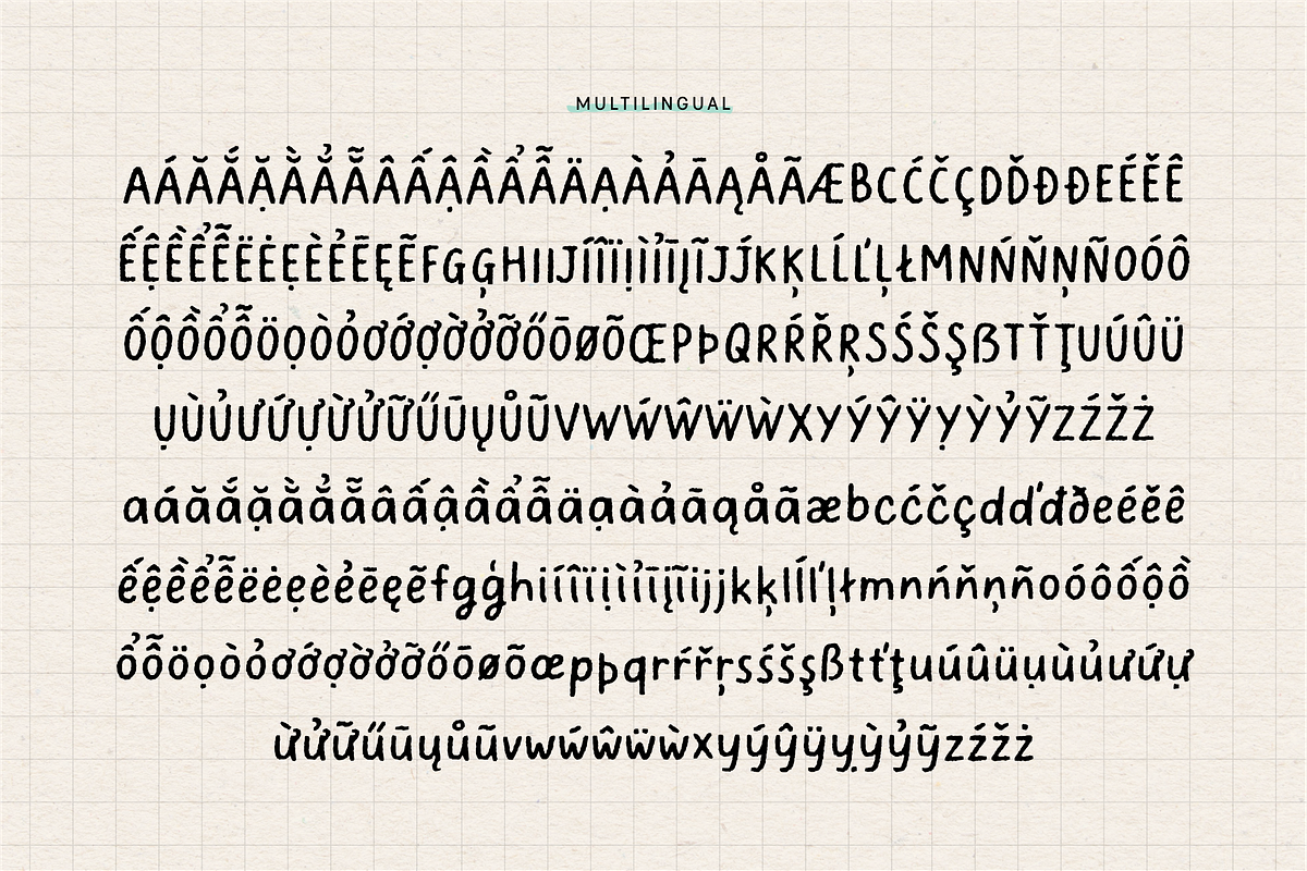 Elastique Stylo Rough - 10 Fonts, a Sans Serif Font by type peace (Photo 12 of 16)