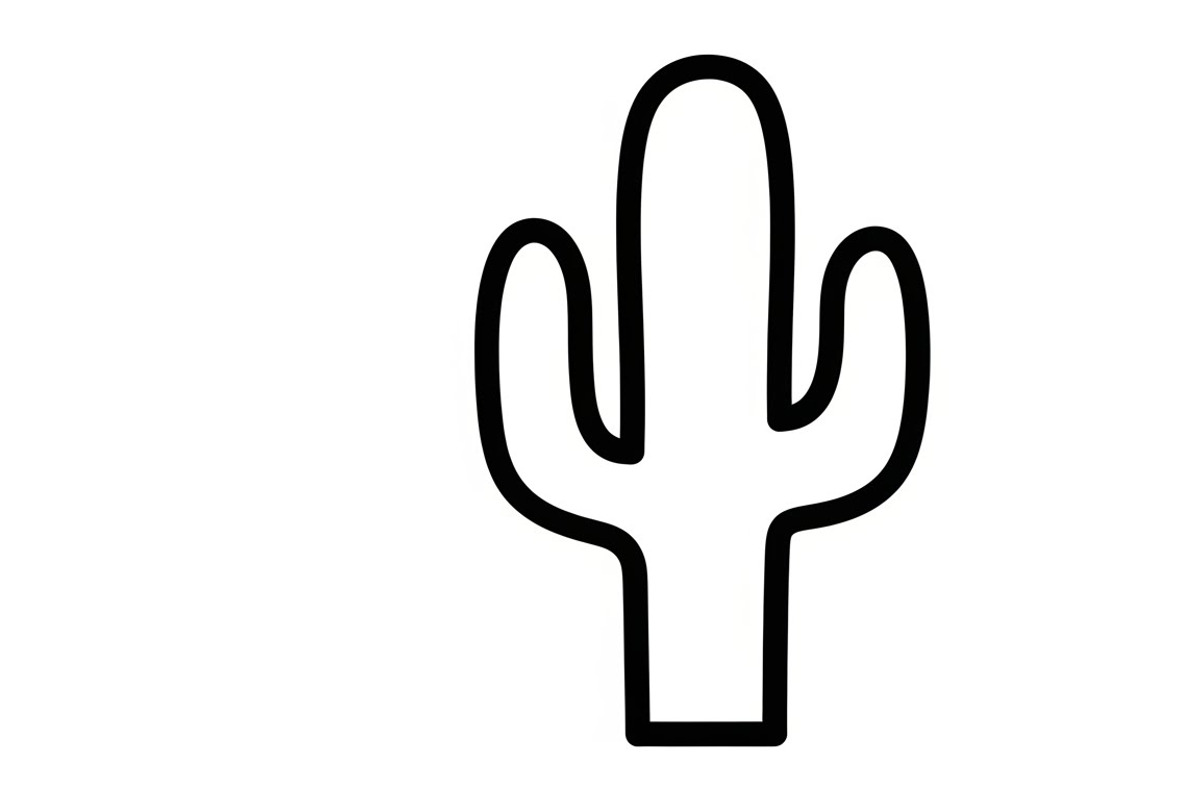 collection of desert cactus silhouet, an Illustration by Amazin_art (Photo 15 of 33)