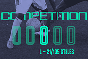 Competition L (subfamily), a Sans Serif Font by Sportsfonts (Thumbnail 1 of 9)