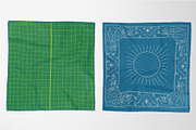 Realistic Hemmed Bandana Mockup, a Product Mockup by TIFFS (Thumbnail 4 of 5)