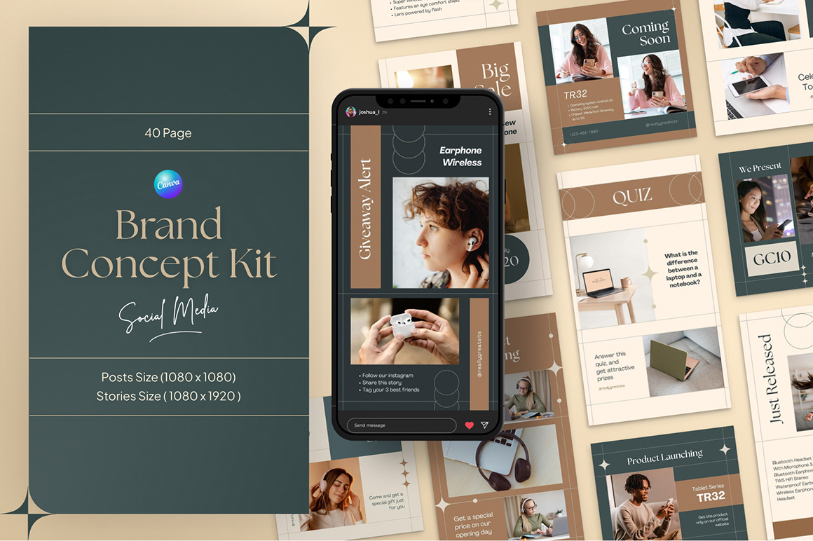 Brand Concept Kit Canva Template