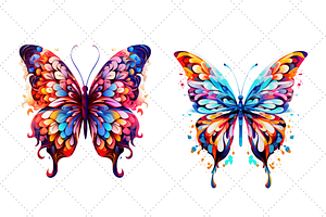 Abstract Butterfly Sublimation