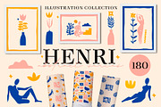 Henri — Abstract cut-out collection, an Illustration by adwintash (Thumbnail 1 of 18)