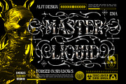 Tribal Hole Typeface, a Serif Font by alit design (Thumbnail 5 of 20)