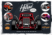 Hotrod Vector cars, an Illustration by The BolzStudio (Thumbnail 1 of 6)