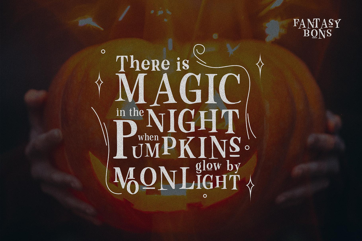Fantasy Bons, a Serif Font by alit design (Photo 4 of 16)