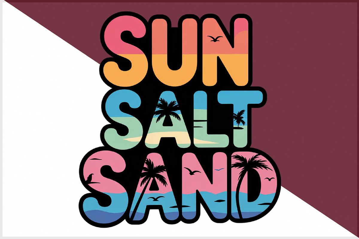 Sun Salt Sand PNG, Beach PNG, Summer, an Illustration by Sublimation Artist (Photo 3 of 6)