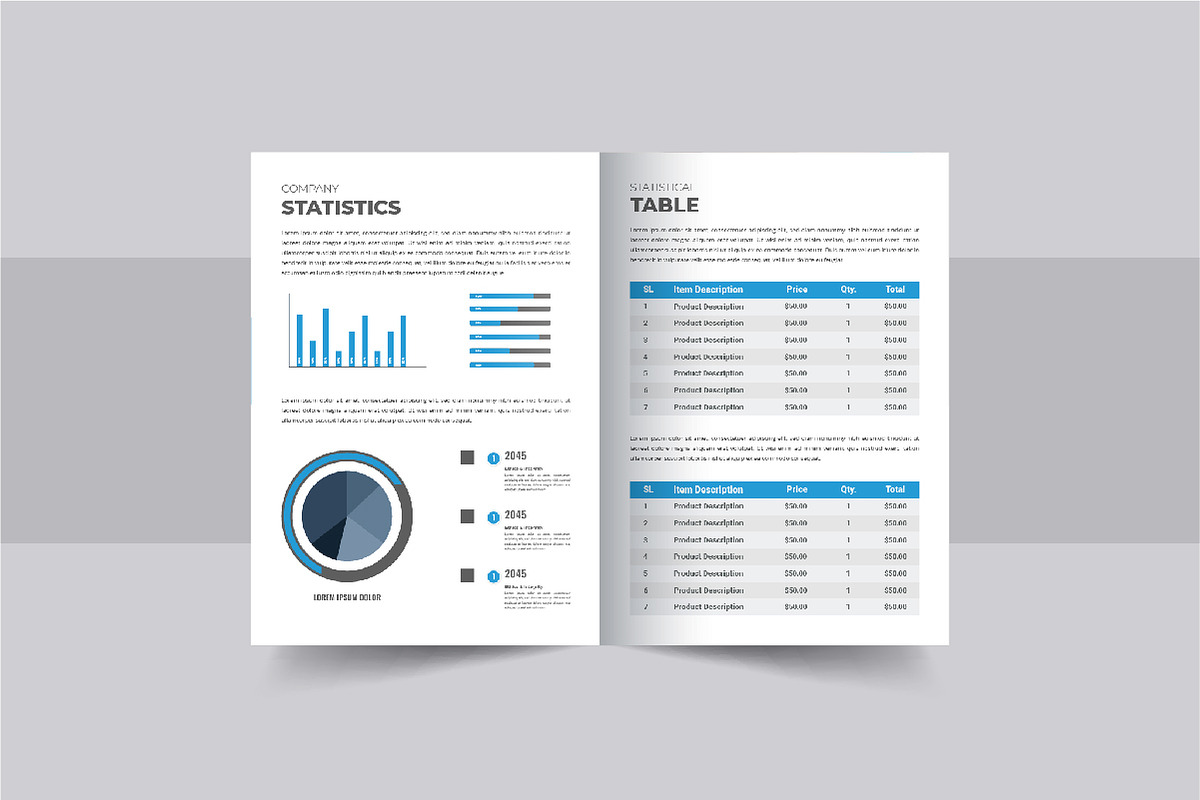 Company white paper design template, a Brochure Template by Pavel_design (Photo 8 of 9)