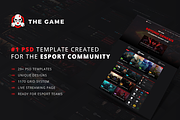 The Game - eSport PSD Gaming Templat, a Websites & App Template by Netbee (Thumbnail 1 of 30)