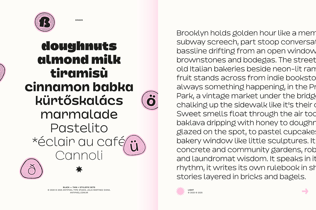 Dingos | Compact Chunky Display Sans, a Sans Serif Font by Antipixel Type Studio (Photo 2 of 16)