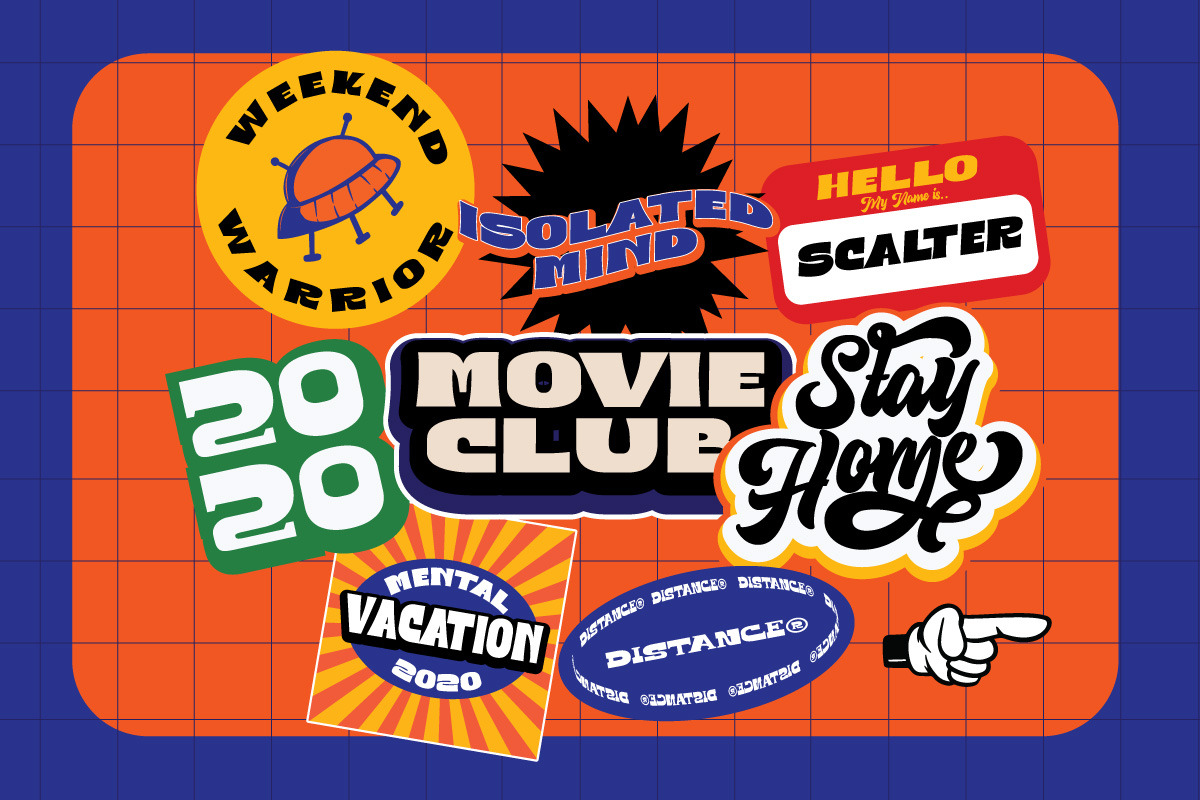 SCALTER - Font Pack Family 75% OFF, a Sans Serif Font by Dirtyline Studio (Photo 4 of 15)