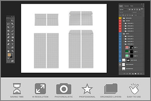Envelope Mockup PSD