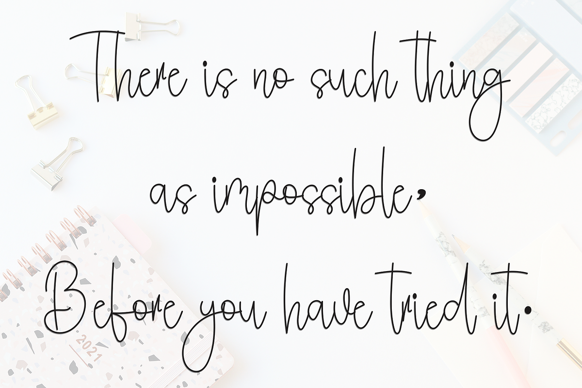 Baby Birthday, a Handwritten Font by FreshTypeINK (Photo 8 of 8)