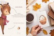 COZY AUTUMN Watercolor clipart, an Object Graphic by OlliArtDesign (Thumbnail 5 of 5)
