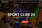 Sport Club 24 - Sport Muse Template, a Landing Page Template by Vladimir Chernyshov (Thumbnail 2 of 5)