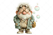 Funny Grandpa Summer set, an Illustration by Craft Nest (Thumbnail 10 of 12)