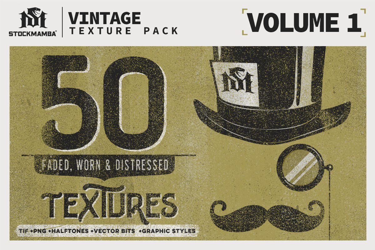 Vintage Texture Pack, a Texture Graphic by StockMamba (Photo 1 of 13)