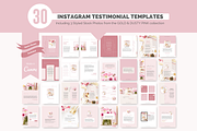 30 Instagram Post Templates, a Social Media Template by With Love Monique (Thumbnail 2 of 9)
