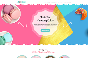 WS Cake - Bakery WordPress Theme