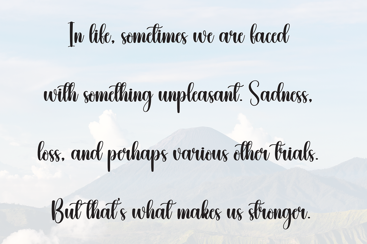 Monday | Script Font, a Handwritten Font by Scratchones (Photo 6 of 8)