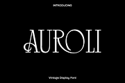 Aureli Vintage Display Font, a Serif Font by Luna Shop (Thumbnail 1 of 10)
