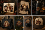Dark Academia Halloween Png Bundle, an Object Graphic by Daisy Design (Thumbnail 14 of 21)
