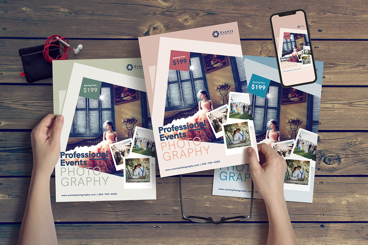 Photography Flyer Template, a Flyer Template by floringheorghe (Photo 1 of 4)