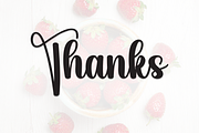 Strawberry | Script Font, a Handwritten Font by Scratchones (Thumbnail 9 of 9)