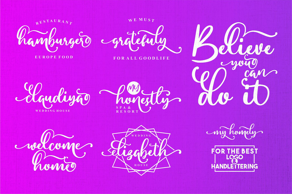 My Homely - Handlettering Font preview 7