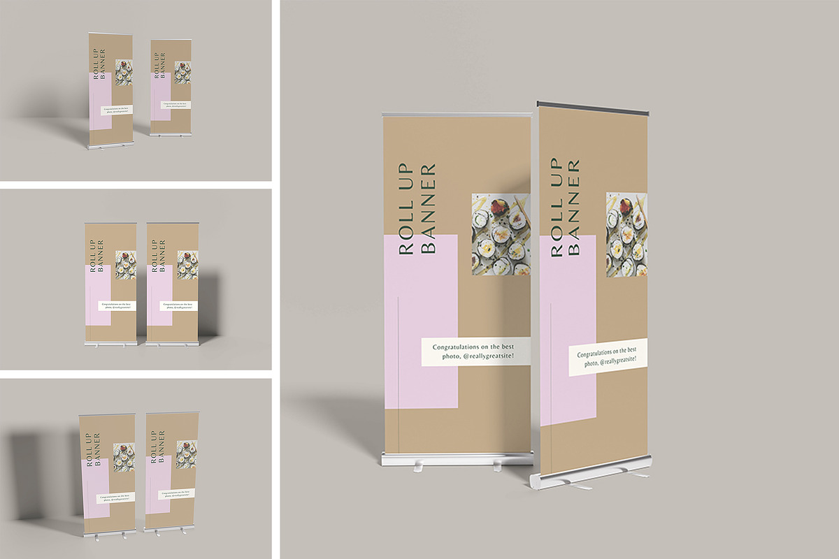 Rollup Banner Mockup, an Advertising Mockup by Creative_A23 (Photo 2 of 10)