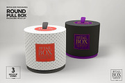 Round Pull Box Packaging Mockup, a Packaging Mockup by INCDesign (Thumbnail 3 of 8)