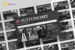 Men's Fashion Google Slides Template