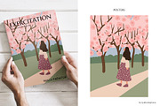 Blossom | Women in nature scenes, a Seasonal Illustration by LyubovZaytseva (Thumbnail 8 of 19)