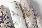 Watercolor Vintage Animal garden set, an Animal Illustration by TanyaSchuka (Thumbnail 4 of 11)