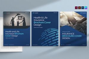 Corporate Brochure Cover Template, a Brochure Template by BrandPacks