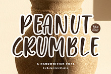 Peanut Crumble - Handwritten Font