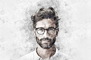 Portrait Pencil Sketch Action, an Action Add-On by MRI STUDIO (Thumbnail 5 of 9)