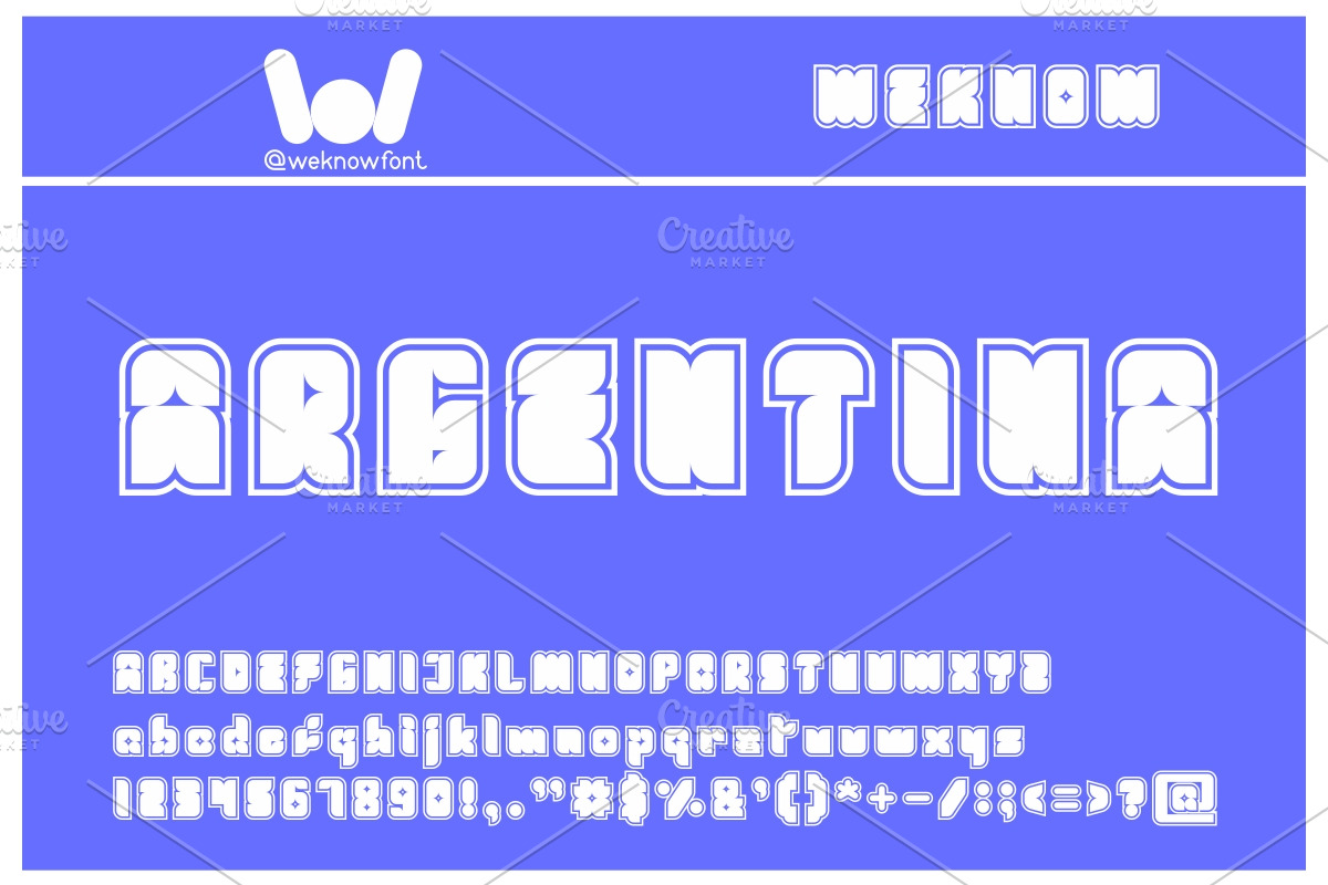 fresh mint font, a Font by weknow (Photo 5 of 5)
