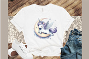 Cute Fairy Unicorn Sublimation Clipa, an Illustration by Sublimation Artist (Thumbnail 4 of 6)