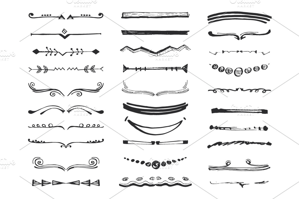 Handsketched elements, logo creator, an Object Graphic by Dasha Efremova (Photo 5 of 11)