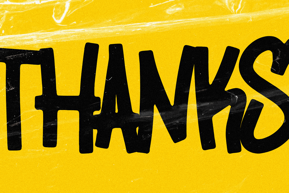 Back Peace, a Handwritten Font by Forberas Club (Photo 8 of 8)