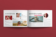 Fashion Magazine Template Landscape, a Magazine Template by E-Type (Thumbnail 2 of 7)