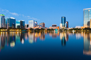 Orlando skyline stock photo containing orlando and skyline