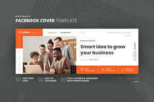 Business Facebook Cover Template