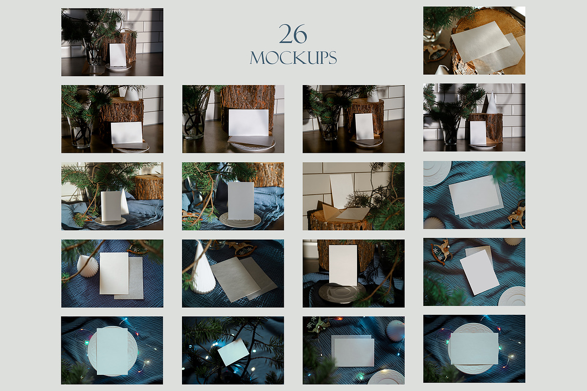 Christmas Photo Mockup Bundle PSD, a Product Mockup by NataliArkushArt (Photo 5 of 14)